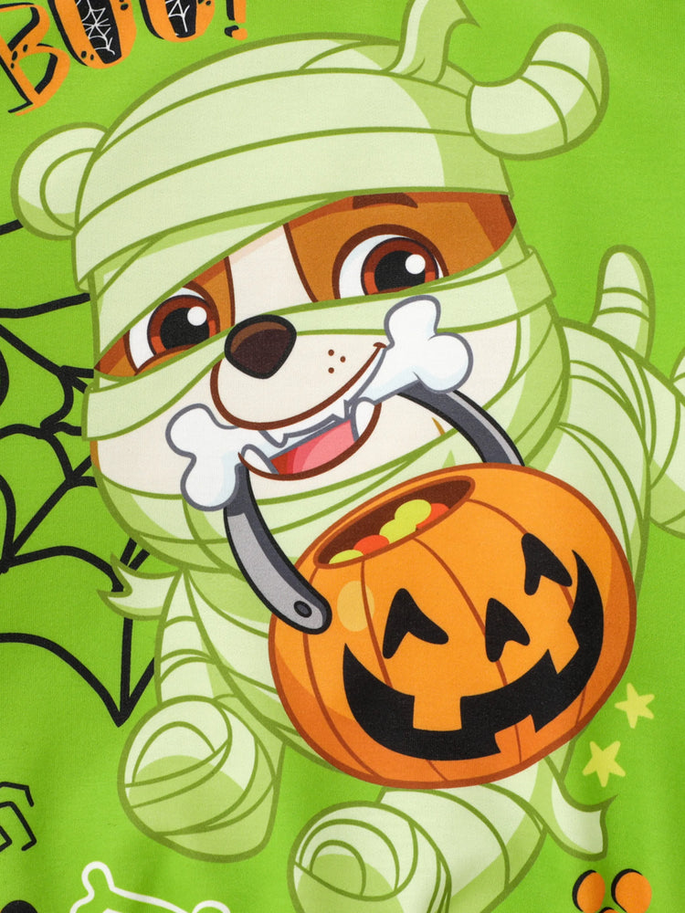 PAW Patrol Halloween Toddler Boy Rubble Long-sleeve Pullover Sweatshirt Green