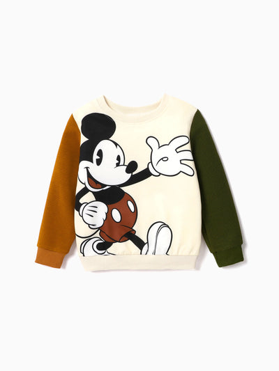 Haut ou pantalon à manches longues et motif Mickey Mouse Disney et ses amis pour tout-petit garçon, abricot