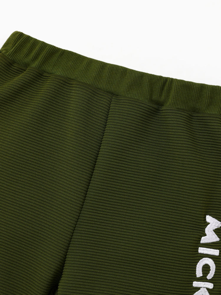 Disney Mickey and Friends Toddler Boy Mickey Mouse Pattern Print Long-sleeve Top or Pants Army green