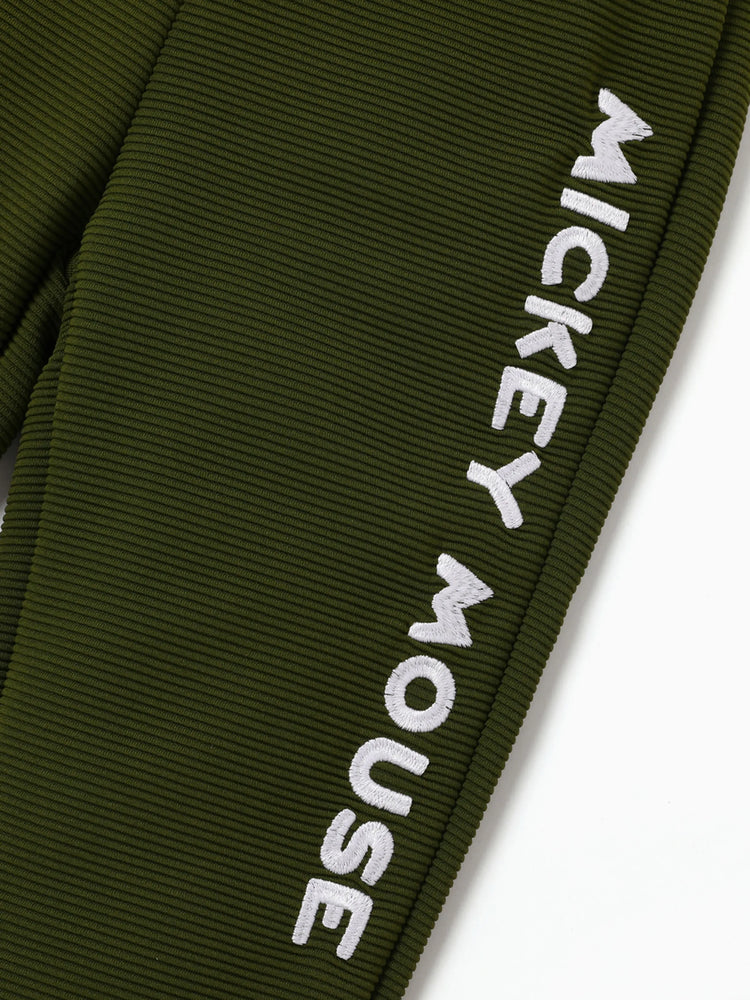 Disney Mickey and Friends Toddler Boy Mickey Mouse Pattern Print Long-sleeve Top or Pants Army green