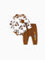Looney Tunes Baby Boy Character Print Long-sleeve Bodysuit and Pant Sets Brown