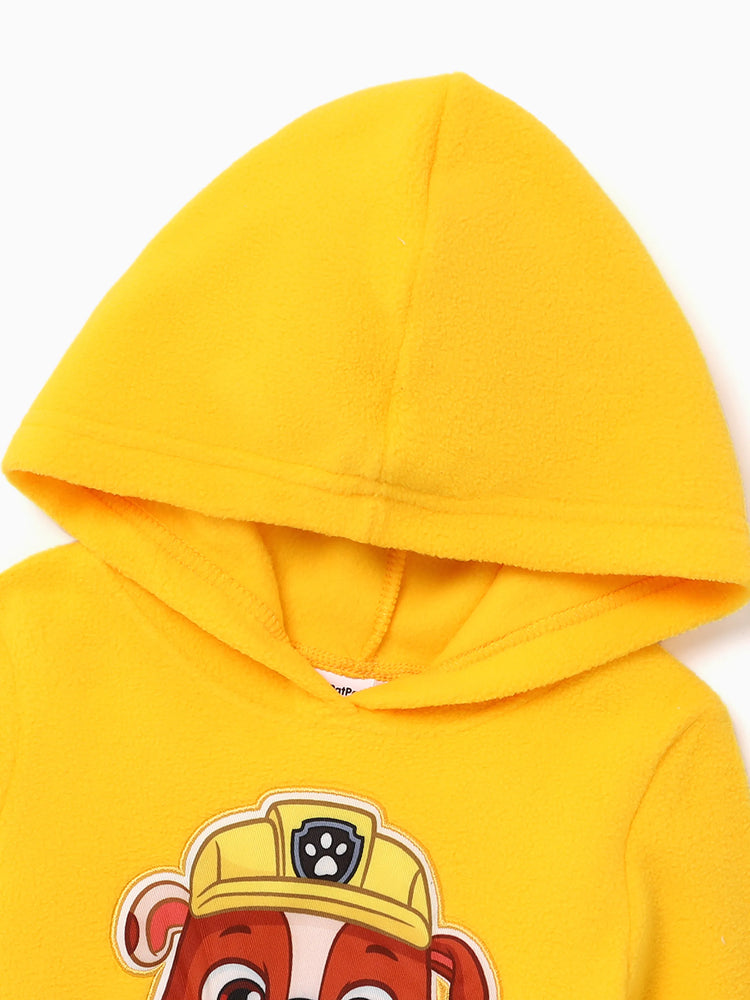 Sweat-shirt à capuche et manches longues en polaire Ruben pour tout-petit garçon de la Pat'Patrouille, jaune