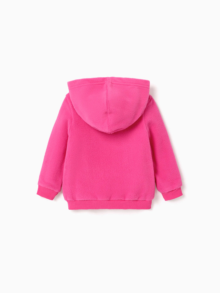 Sudadera con capucha polar Skye de la Patrulla Canina para niña pequeña, color rosa