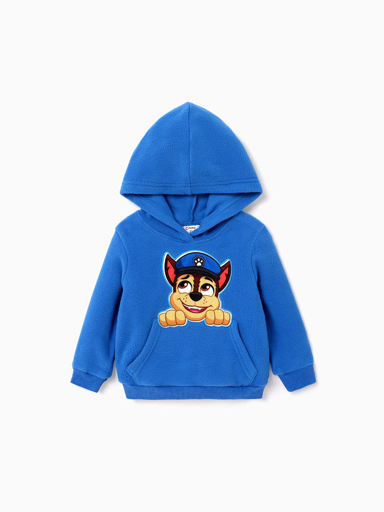 PAW Patrol Toddler Boy Chase Fleece Long-sleeve Hooded Sweatshirt Blue