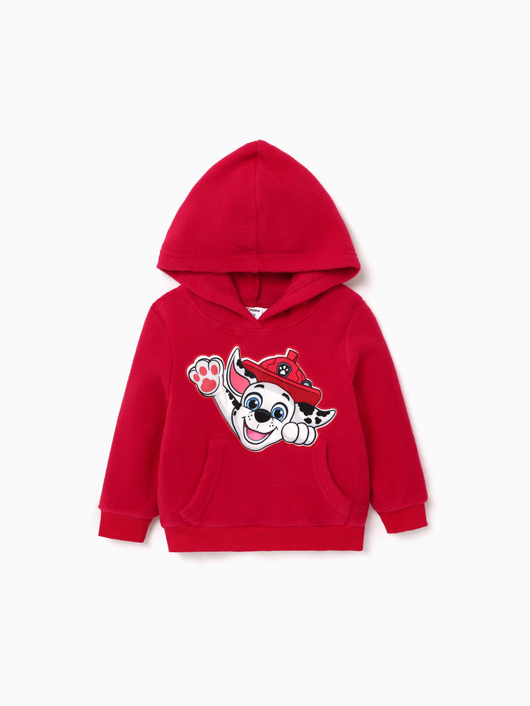 PAW Patrol Toddler Boy Marshall Fleece Long-sleeve Hooded Sweatshirt Red
