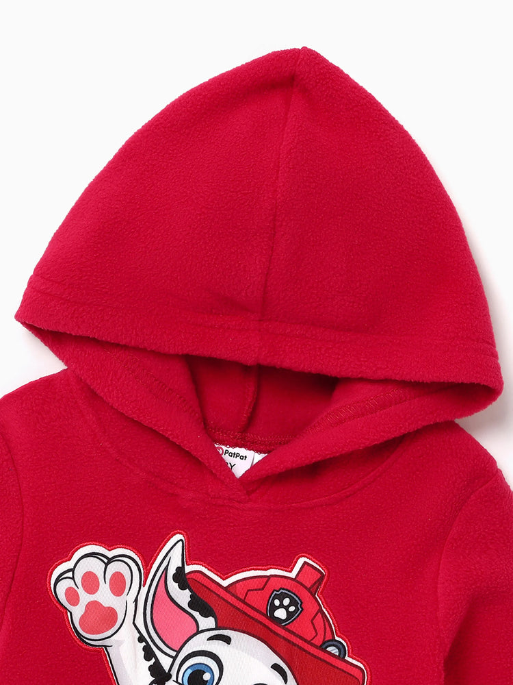 PAW Patrol Toddler Boy Marshall Fleece Long-sleeve Hooded Sweatshirt Red