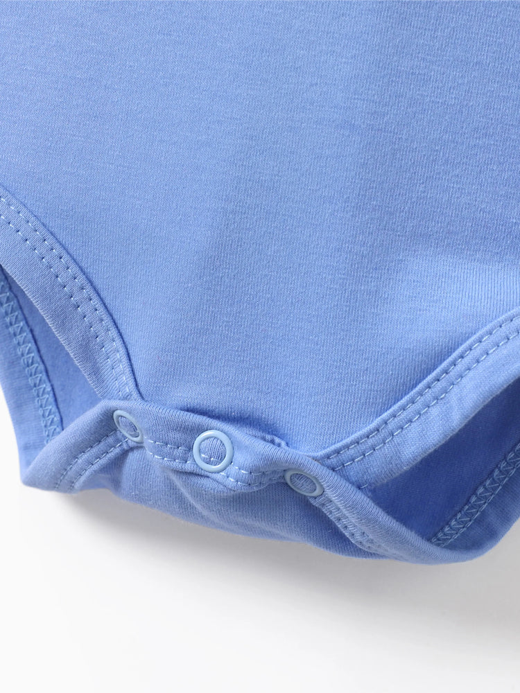 Barboteuse bébé garçon Harry Potter, motif badge universitaire, bleu roi, 1 pièce