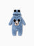 Combinaison à capuche Disney Mickey et ses amis avec motif Mickey en fourrure 3D et oreilles bleues