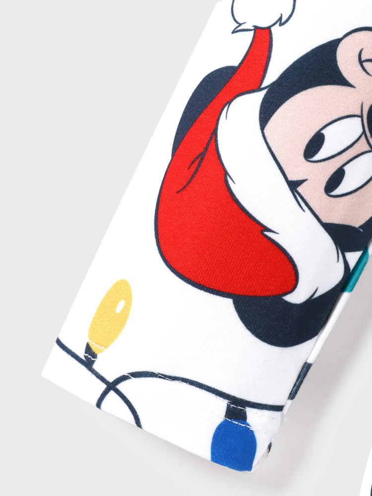 Robe de Noël Mickey/Minnie/Pluto pour petite fille Disney Mickey et ses amis, motif nœud papillon, rouge