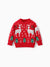 Kid Boy/Girl Childlike Christmas Sweater Red