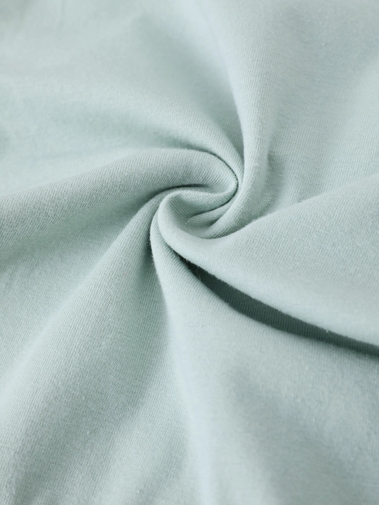 Ensemble 2 pièces pour bébé garçon/fille, 95 % coton, sweat-shirt à manches longues et pantalon imprimé lettres, vert menthe