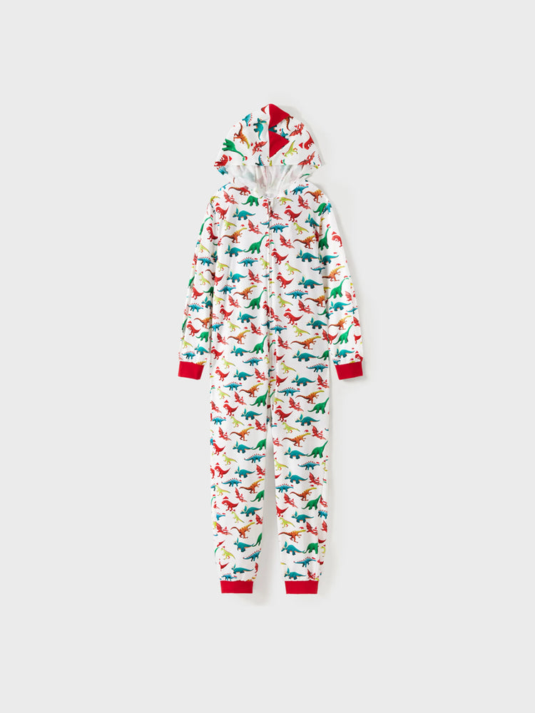 Christmas Family Matching Pajamas with 3D Design Onesie PJS with Christmas Socks Multi-color
