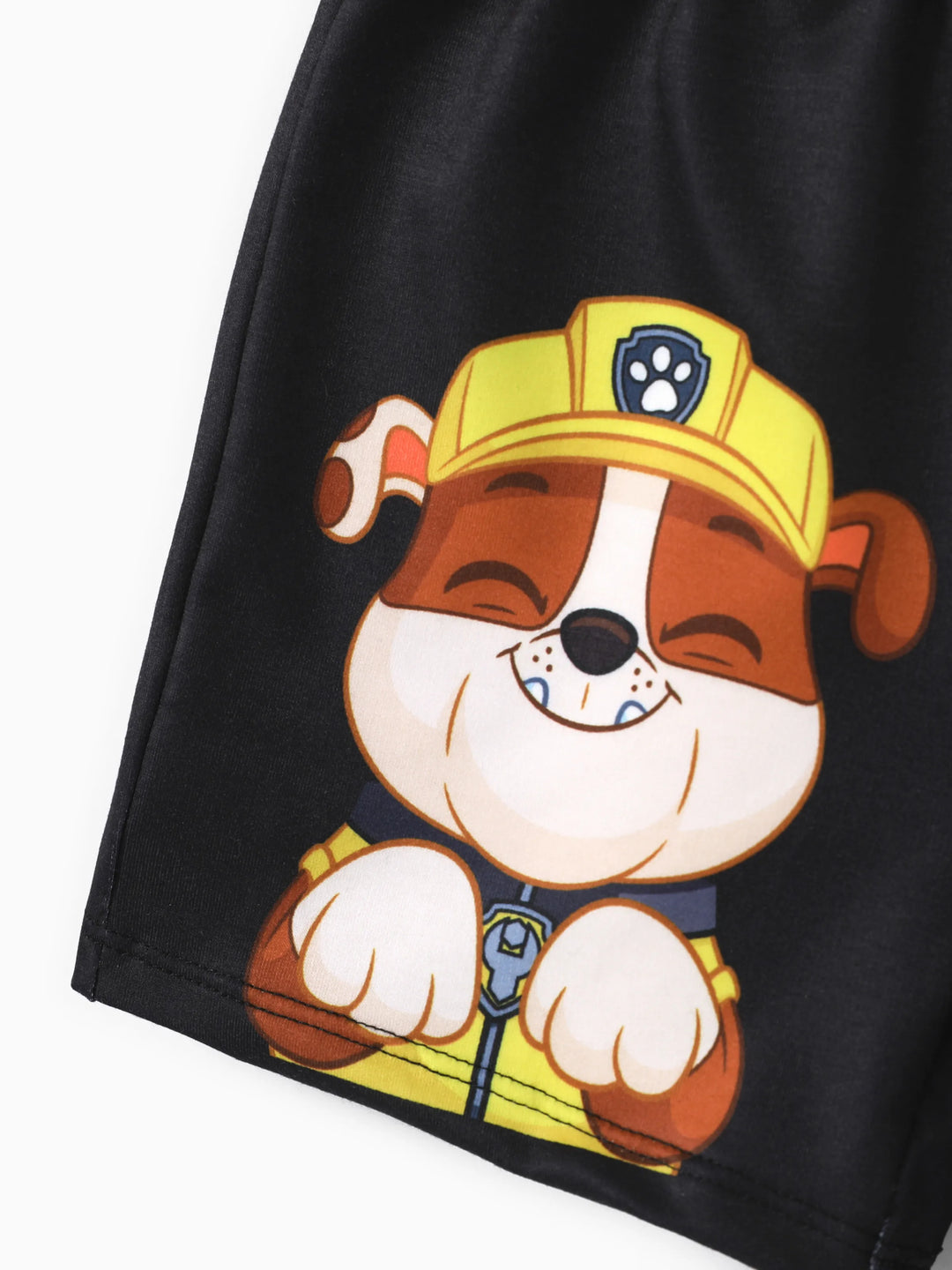 PAW Patrol Kleinkind Mädchen/Jungen 2 Stück Charakter Regenbogen Print T-Shirt mit Shorts Sportliches Set gelb