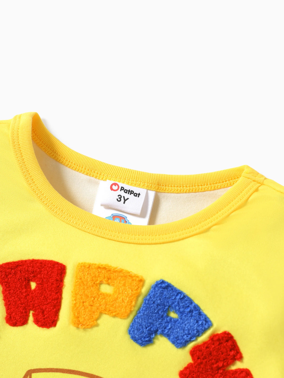PAW Patrol Kleinkind Mädchen/Jungen 2 Stück Charakter Regenbogen Print T-Shirt mit Shorts Sportliches Set gelb