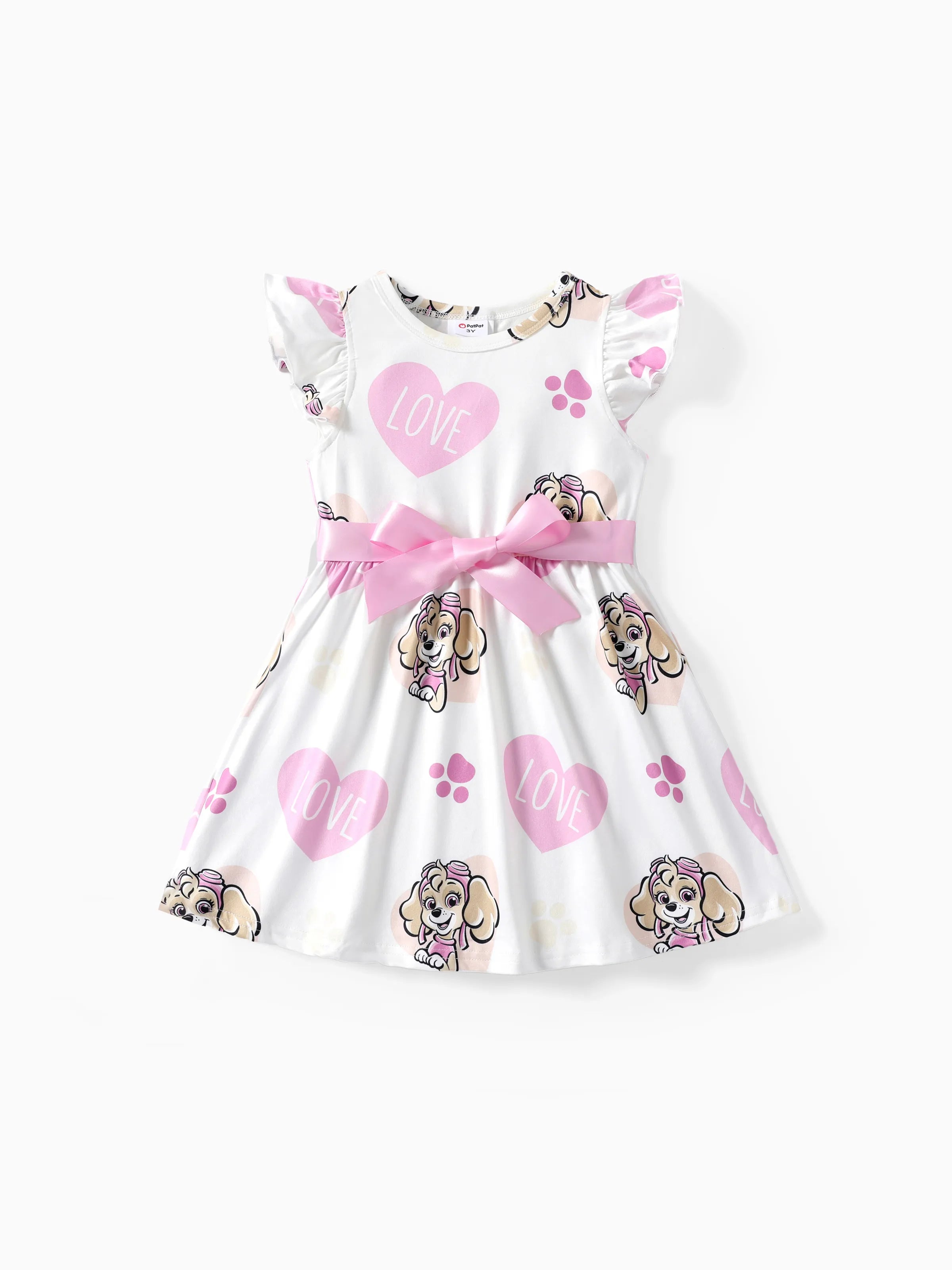 Paw Patrol Outfits Skye Dress Heart Character Print