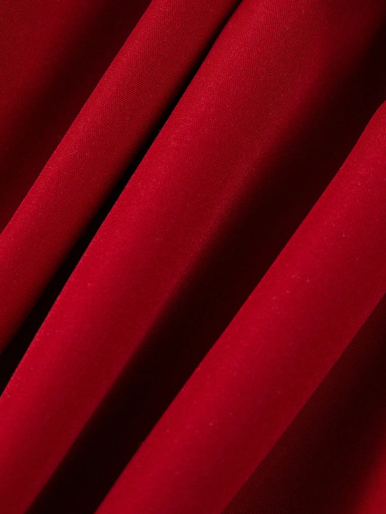 2pcs Baby Girl Heart-shaped and Bow Dress Set Red