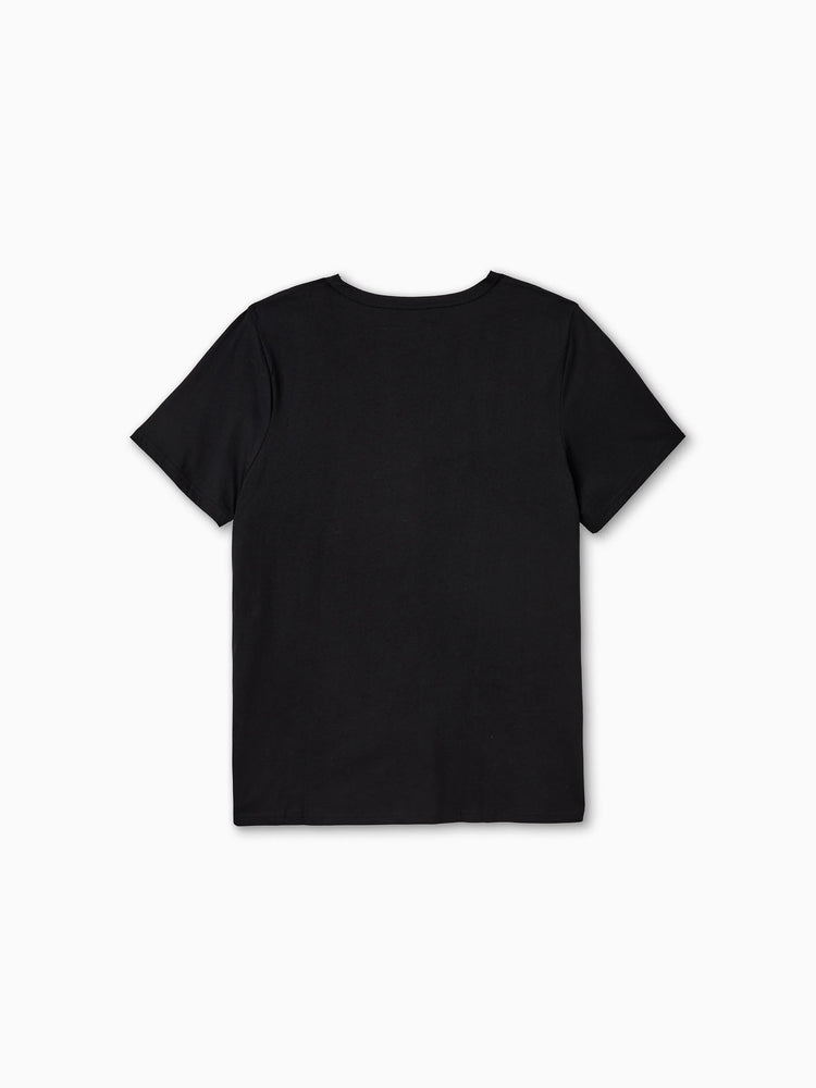 Daddy & Son Cross Back Colorblock Top Sets Black