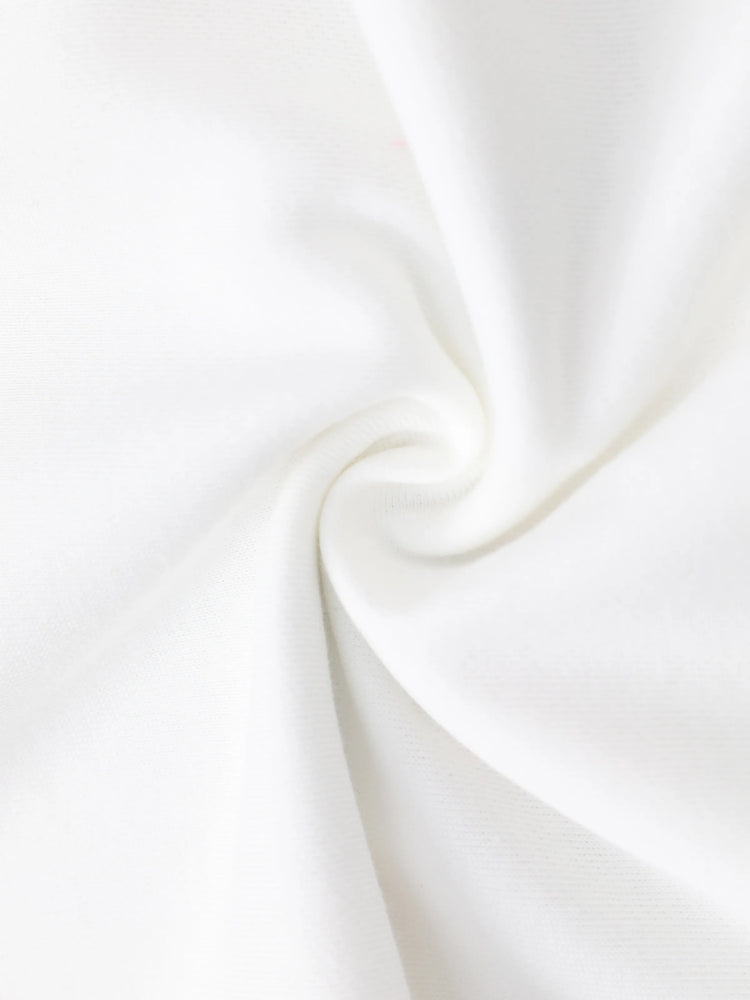 2pcs Kleinkind Mädchen Katze Muster Stoff Stitching Design Set Schwarz und weiß