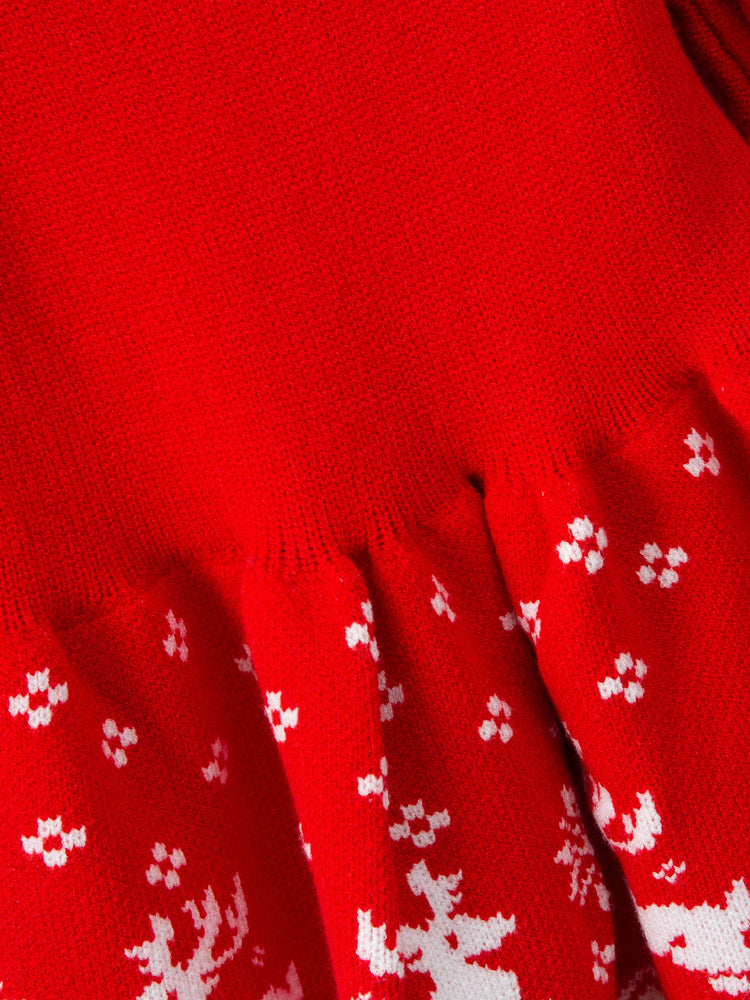 Baby Mädchen Weihnachten Süßes Kleid  rot