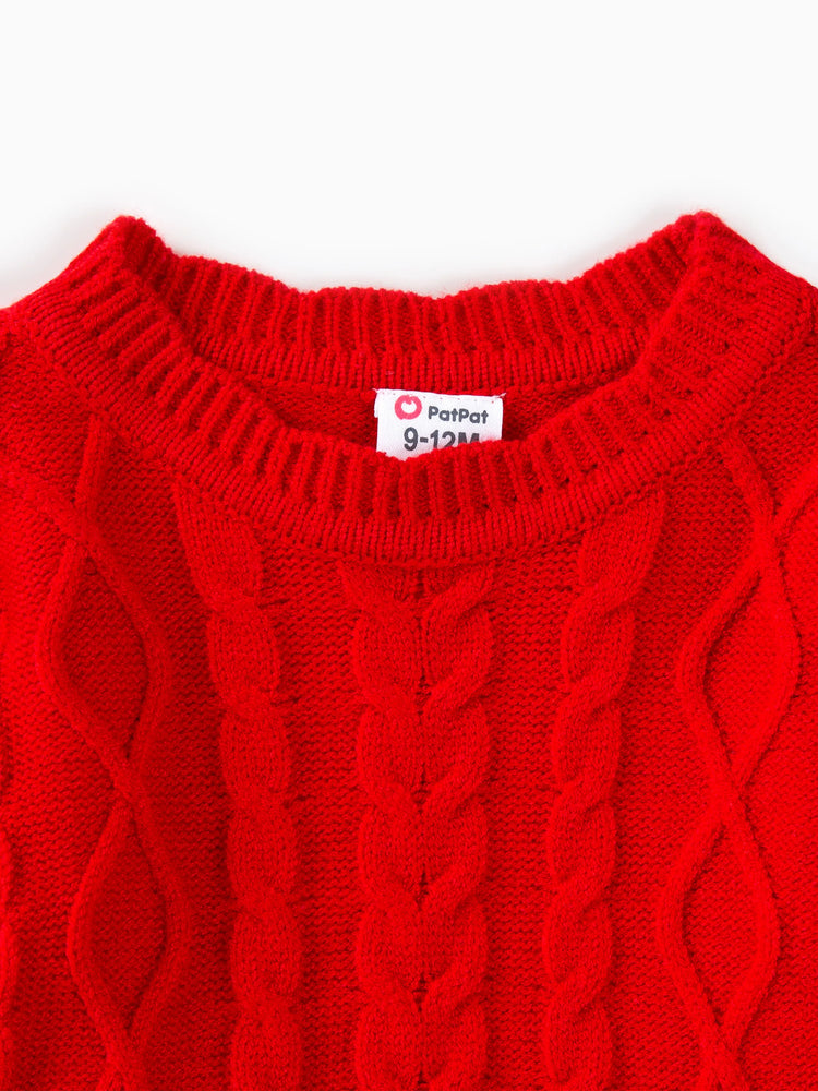 Baby Mädchen Weihnachten Süßes Kleid  rot