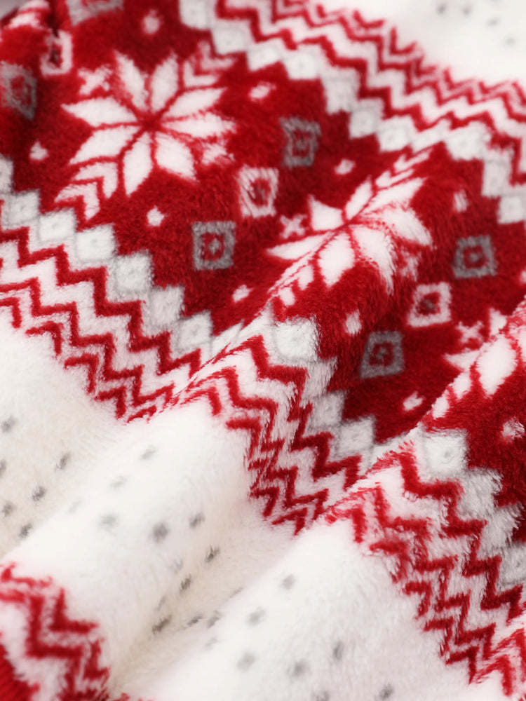 Christmas Toddler Boy/Girl Snowflake Sweatshirt Red