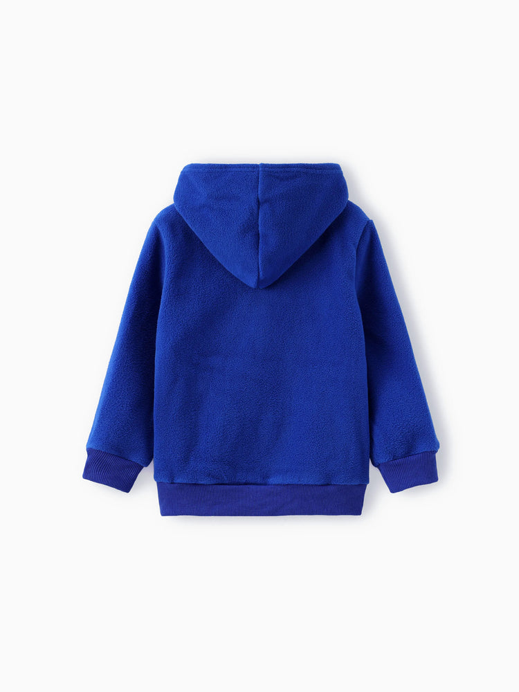 Sweat à capuche en polaire coton Garfield Game Over pour tout-petit/enfant garçon, bleu