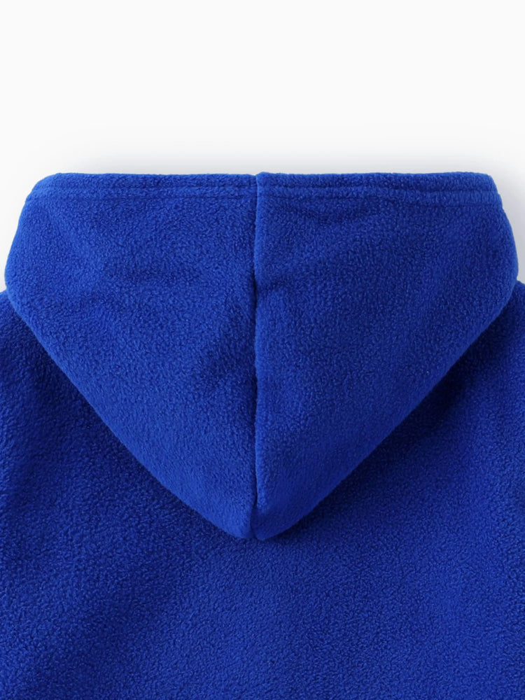 Sweat à capuche en polaire coton Garfield Game Over pour tout-petit/enfant garçon, bleu