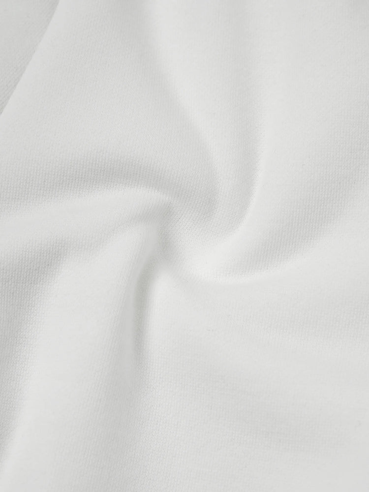 Pantalon décontracté uni en polaire pour bébé garçon/fille, blanc