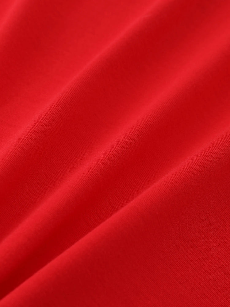 Ensemble 2 pièces pour petite fille, t-shirt à manches longues et leggings à motif pied-de-poule, imprimé nœud papillon, rouge-2