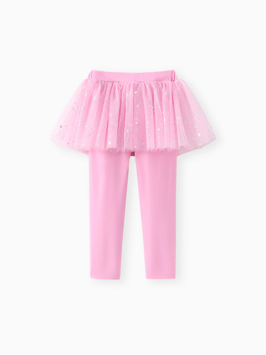 Leggings de tul con estampado de estrellas brillantes Skye para niña pequeña de la Patrulla Canina, color rosa