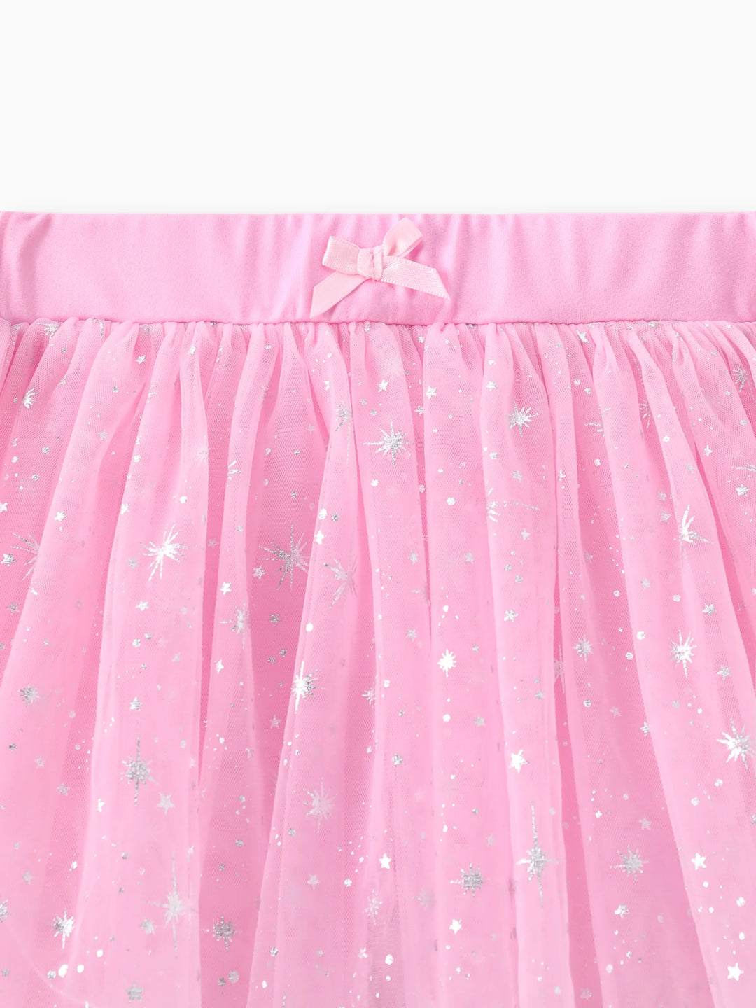 Leggings de tul con estampado de estrellas brillantes Skye para niña pequeña de la Patrulla Canina, color rosa