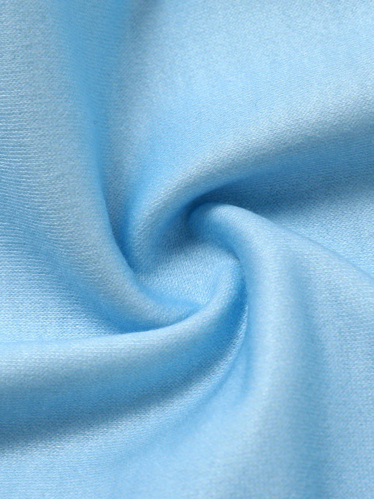 Looney Tunes Baby Boy/Girl Contrast Color Positioning Printed Romper Blue