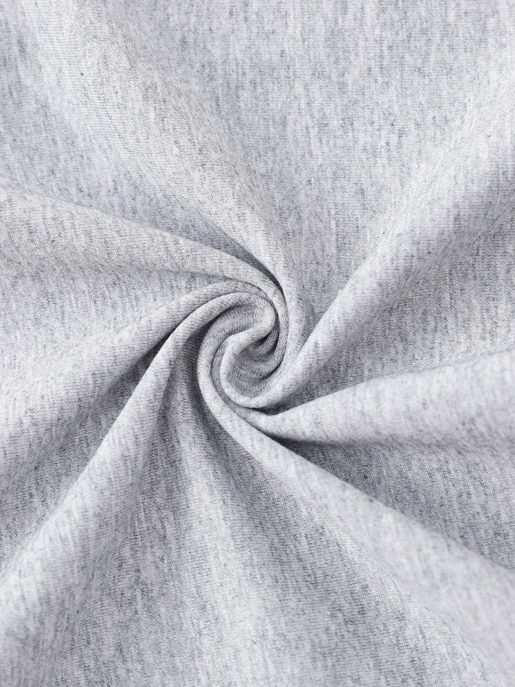 Ensemble 2 pièces pour petite fille avec sweat-shirt imprimé chat et pantalon imprimé léopard, gris