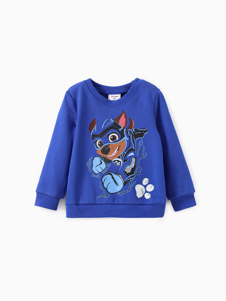PAW Patrol Toddler Boy 2pcs Chase Glow in the Dark Sweatshirt and Pants Set Blue