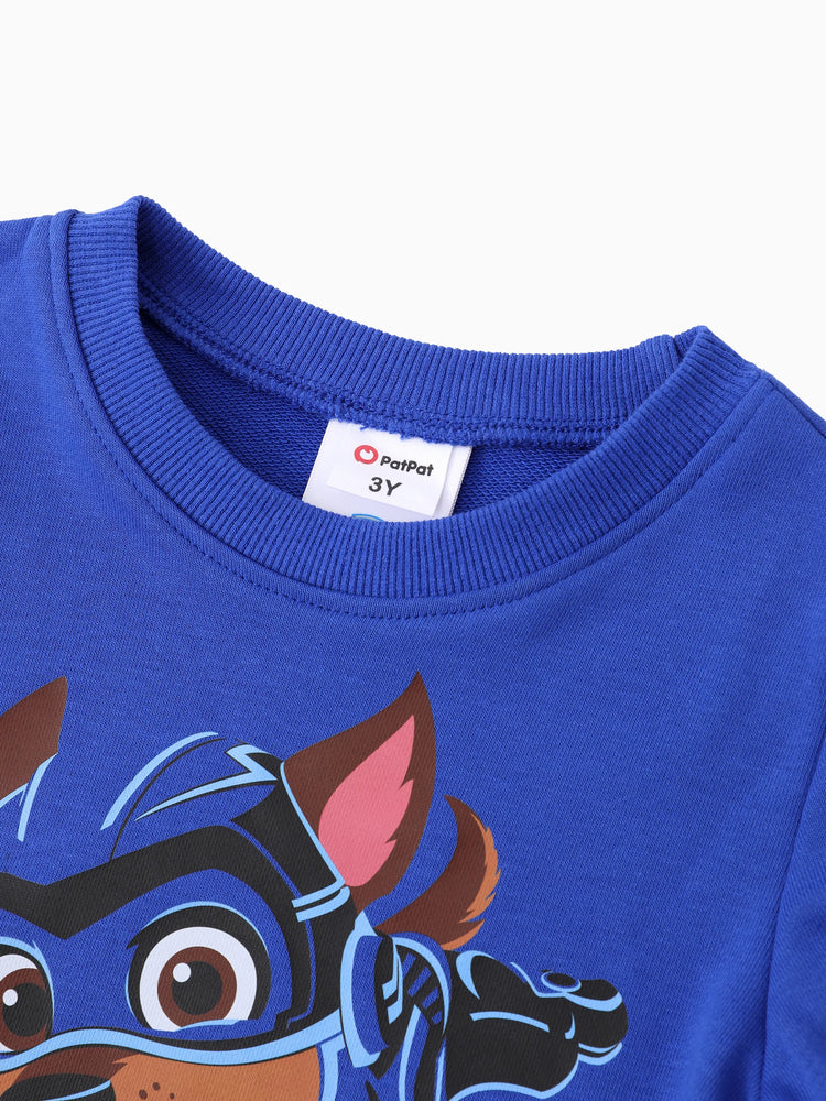 PAW Patrol Toddler Boy 2pcs Chase Glow in the Dark Sweatshirt and Pants Set Blue