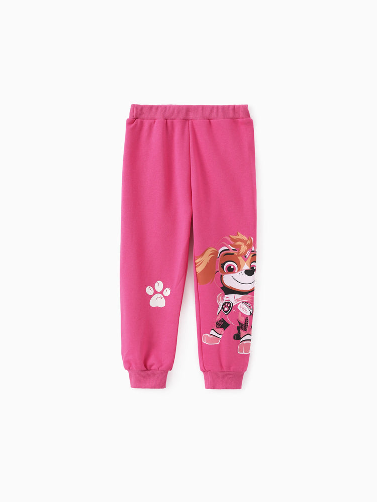 PAW Patrol Toddler Girl 2pcs Skye Glow in the Dark Sweatshirt and Pants Set Roseo