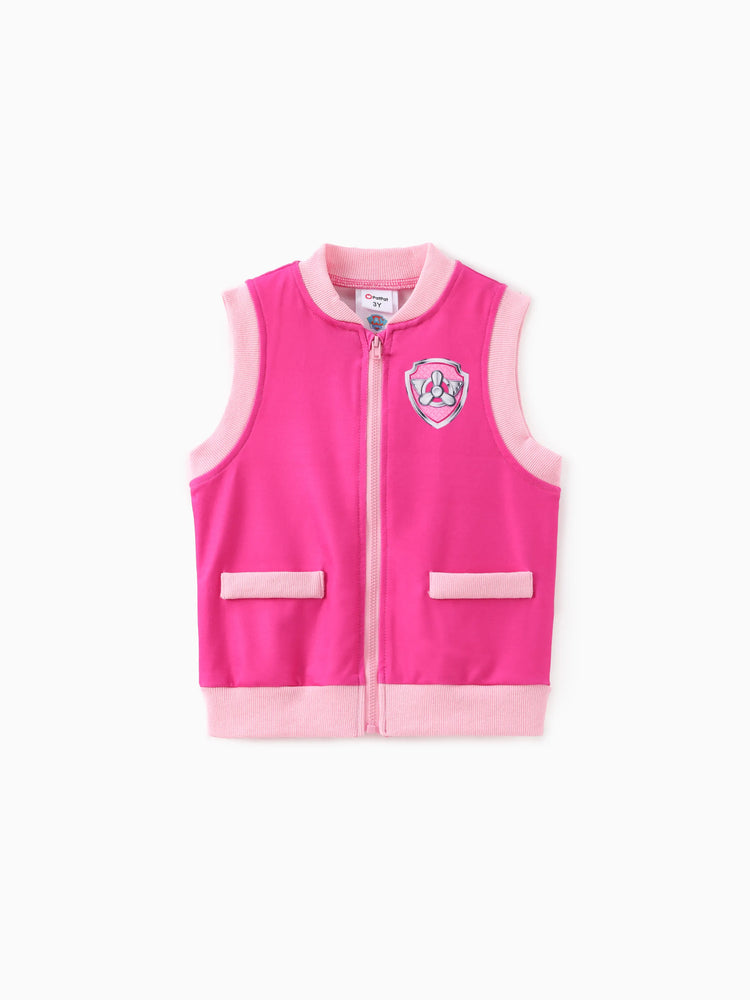 PAW Patrol Toddler Girl Skye 1pc Character Print Vest Pink
