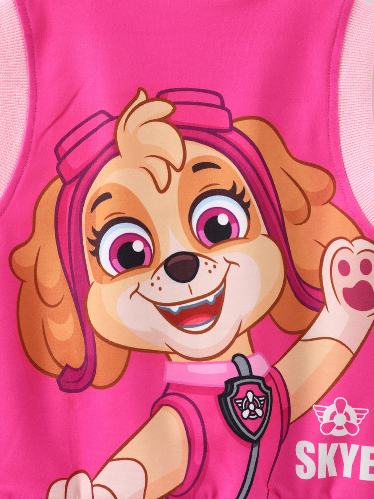 PAW Patrol Toddler Girl Skye 1pc Character Print Vest Pink
