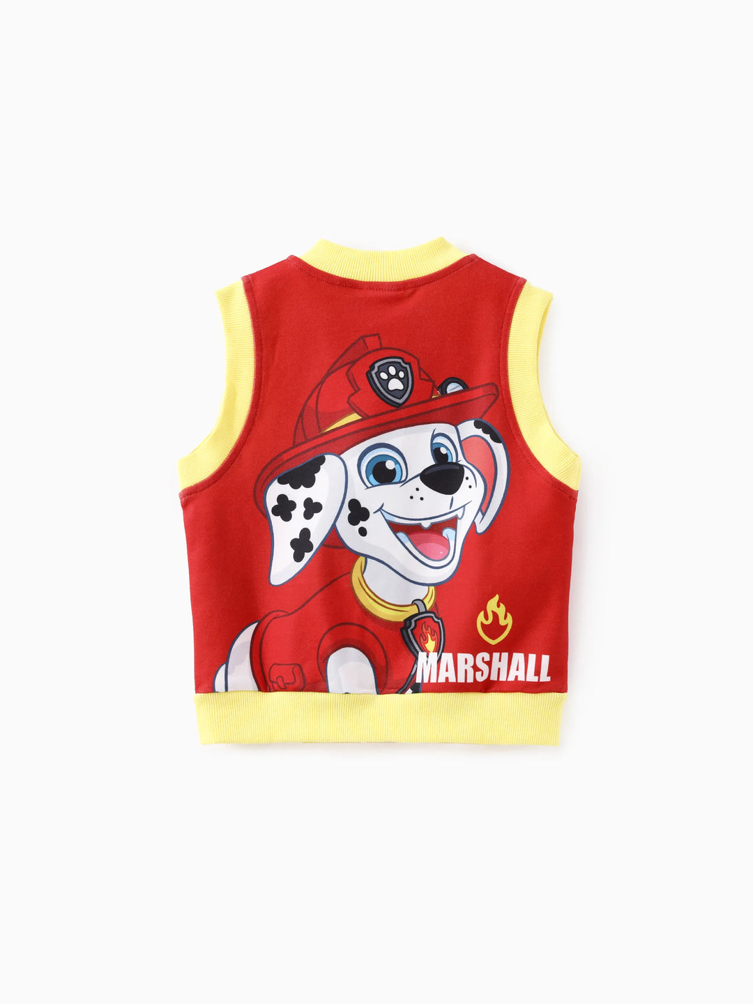 Chaleco con estampado de personaje de Paw Patrol para niño pequeño Marshall Boy, 1 pieza, rojo