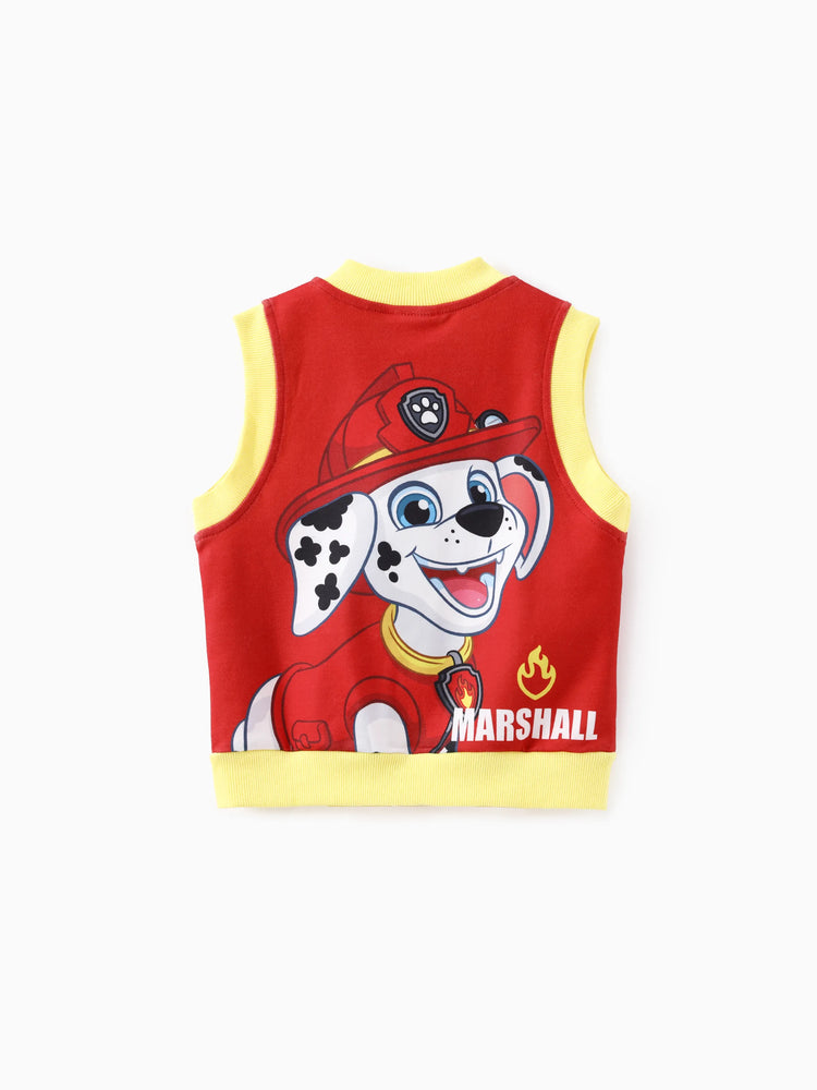Gilet imprimé personnage Pat'Patrouille Marshall pour tout-petit garçon 1 pièce rouge