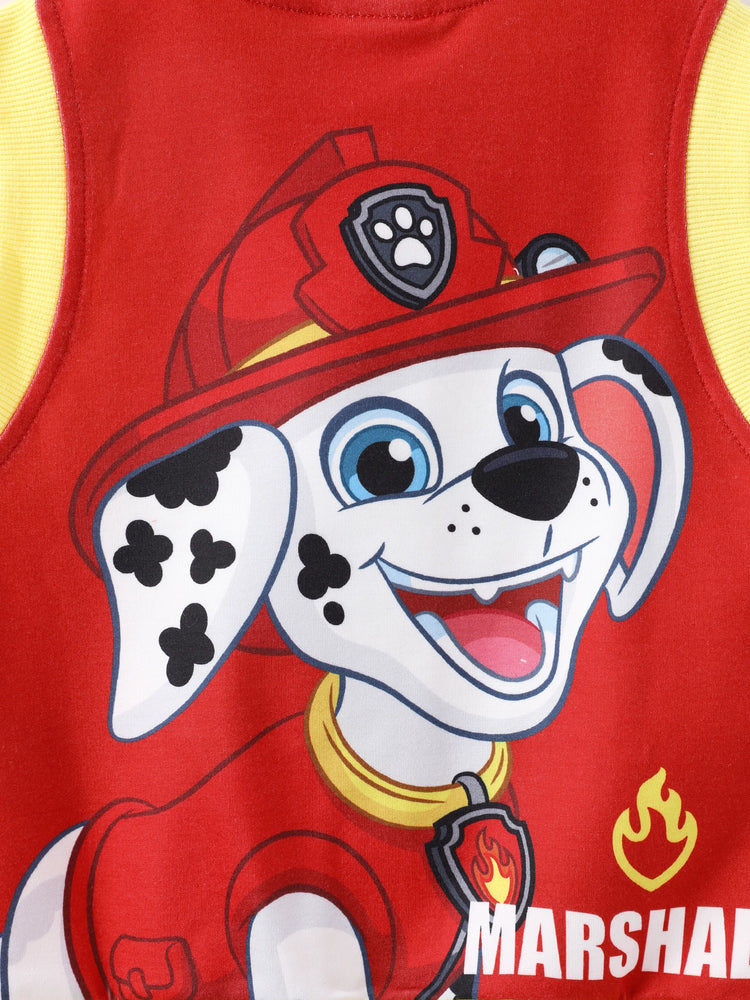 Gilet imprimé personnage Pat'Patrouille Marshall pour tout-petit garçon 1 pièce rouge