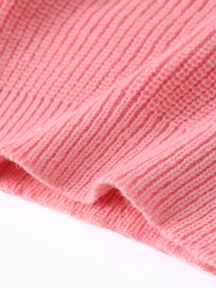 Baby/Toddler Girl Textured Sweater Pink