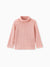 Toddler Girl Turtleneck Textured Tee Pink