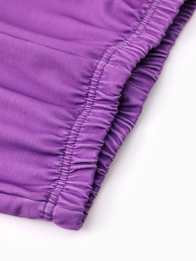 Disney Frozen 2pcs Toddler Girl Elsa&Anna Floral Long-sleeve Hoodie and Pants Set Deep Magenta