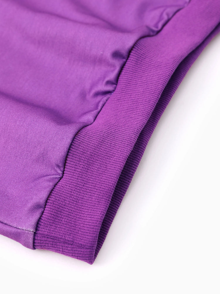 Disney Frozen 2pcs Toddler Girl Elsa&Anna Floral Long-sleeve Hoodie and Pants Set Deep Magenta