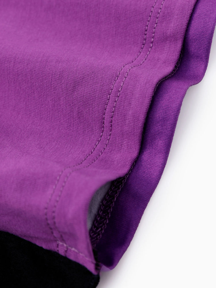 PAW Patrol Toddler Girl 1pc Halloween Skye Batwing Glow-in-the Dark T-shirt Purple