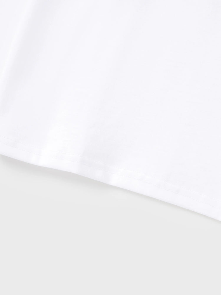 Family Matching Colorful Striped V Neck Flutter-sleeve Dresses and Short-sleeve T-shirts Sets COLOREDSTRIPES