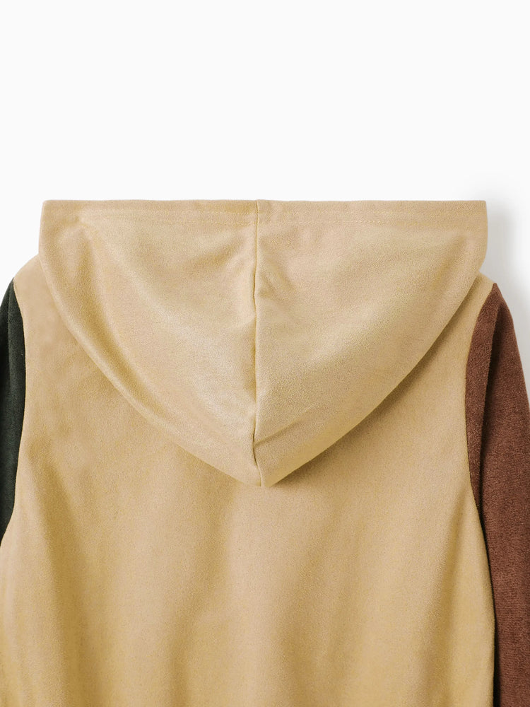 Ensemble 2 pièces sweat-shirt et pantalon à lettres pour enfant garçon/fille, kaki