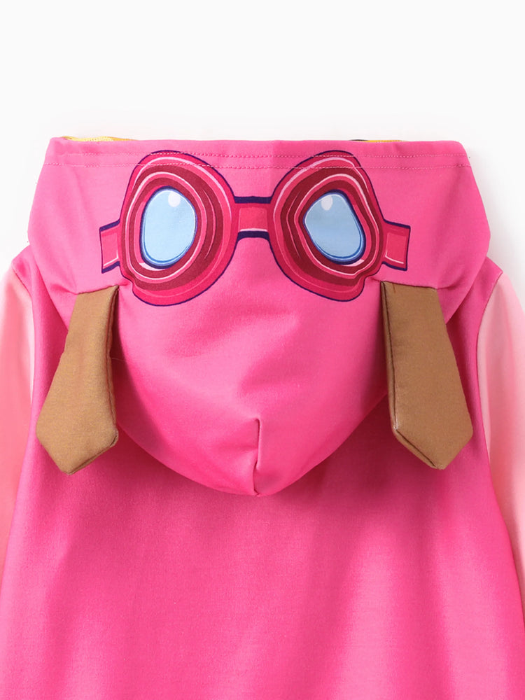 PAW Patrol Toddler Girl 1pc Skye Cosplay Hooded Sweatshirt Pink