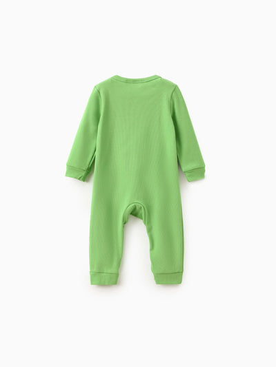 Combinaison bébé garçon à manches longues en coton Harry Potter verte